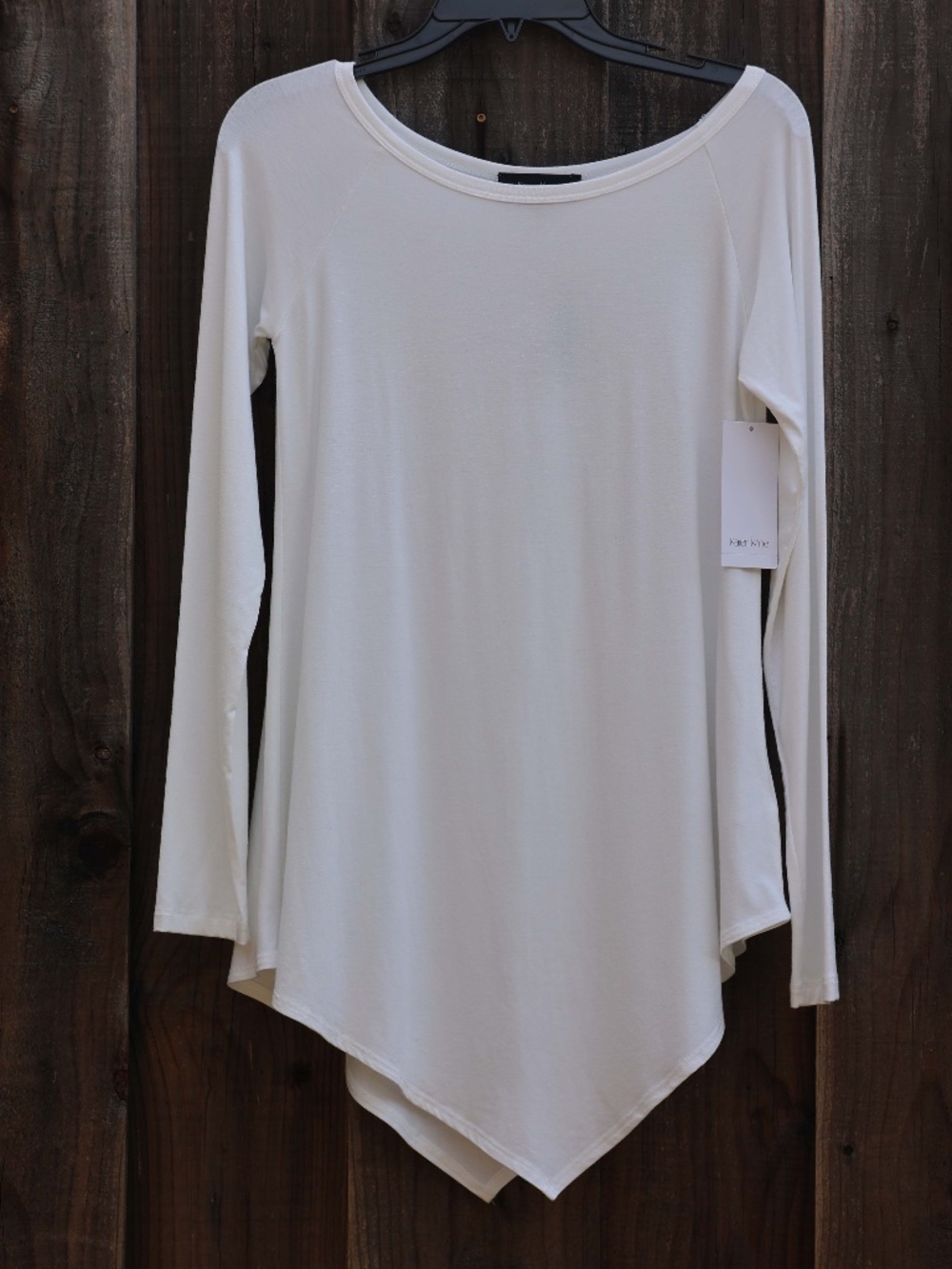 KAREN KANE White Long Sleeve Tunic
